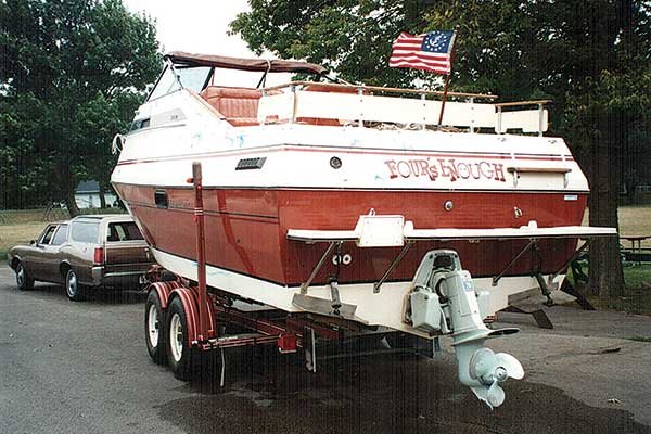 25-Foot Bayliner on Trailer
